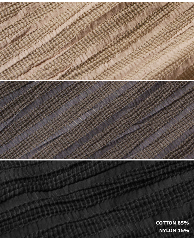 whyto(�z���C�g)�X�g���C�v���C�h�X�N�G�A�u���E�X�gwidesquareblouse�hwht26hbl4096