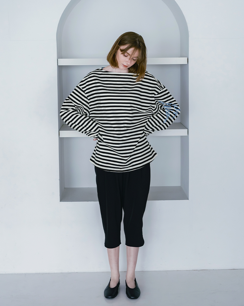 whyto(�z���C�g)�R�b�g���{�[�g�l�b�N���[�Y�{�[�_�[�g�b�v�X�gloosestripetops�hwht26hcs4008