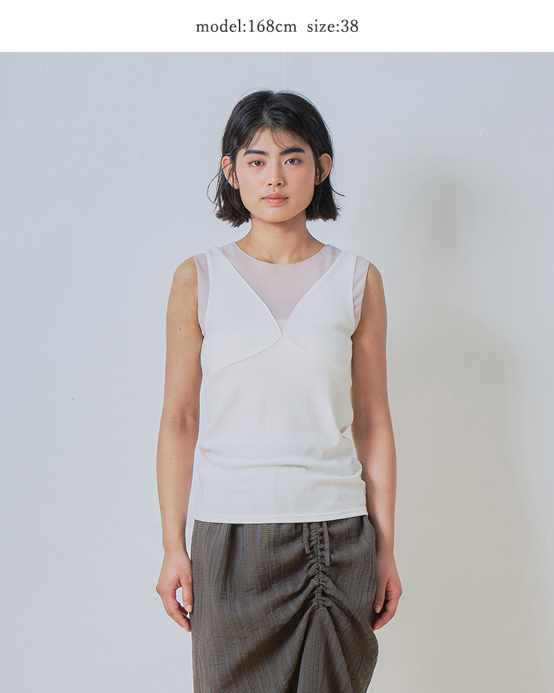 whyto(�z���C�g)�V�A�[�R���r�l�[�V����2way�^���N�g�b�v�gsheercombinationtanktop�hwht26hcs4011