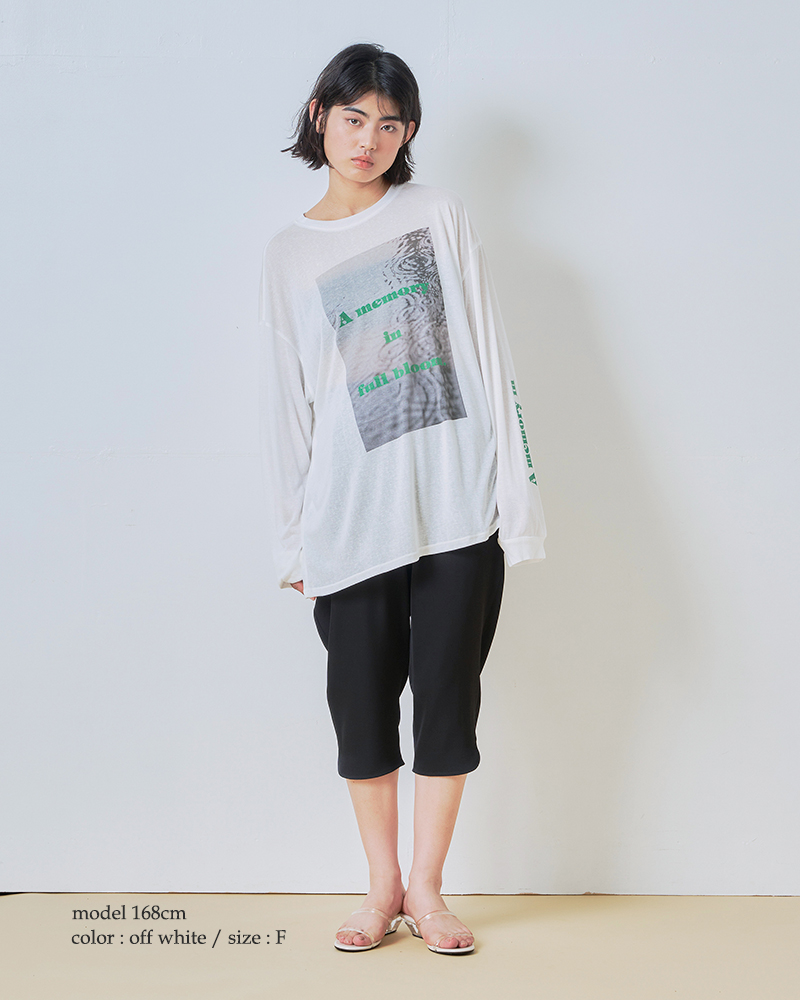 whyto(ホワイト)2wayシアープリントロングスリーブTシャツ“2waysheerprintlongtee”wht26hcs4013