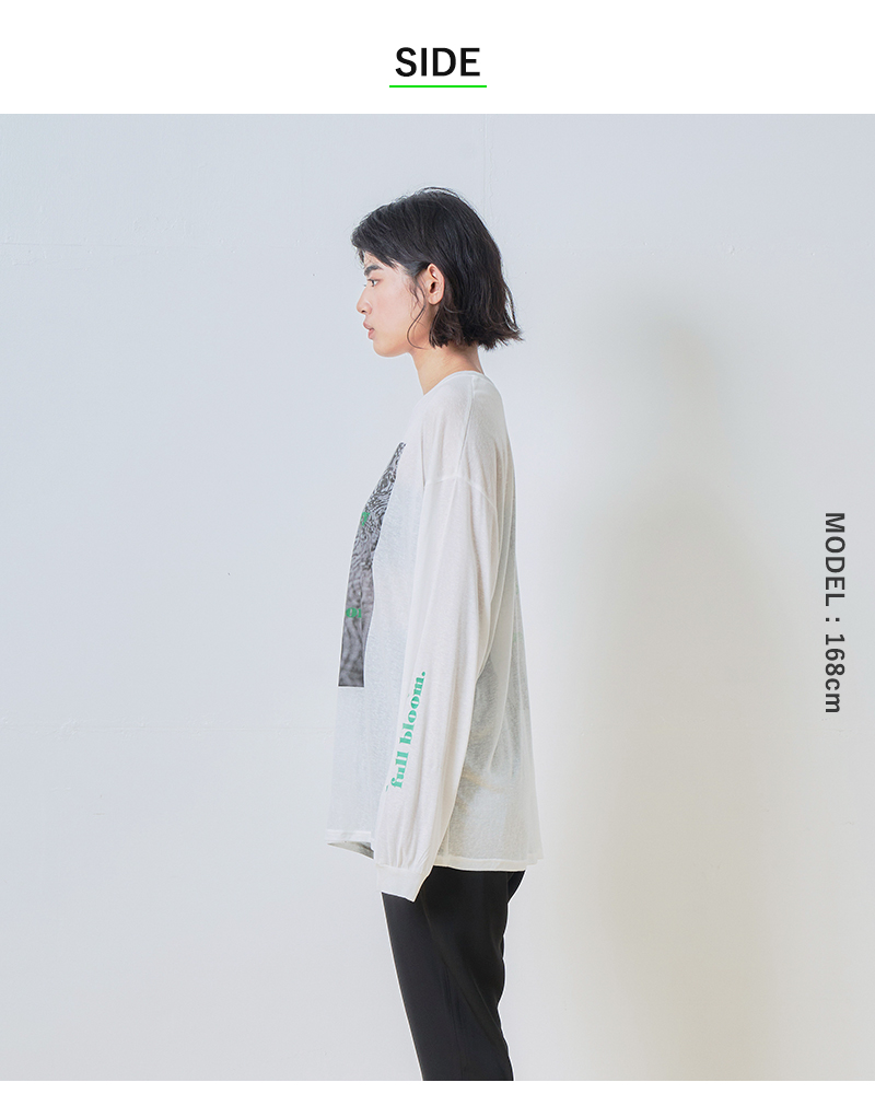 whyto(ホワイト)2wayシアープリントロングスリーブTシャツ“2waysheerprintlongtee”wht26hcs4013