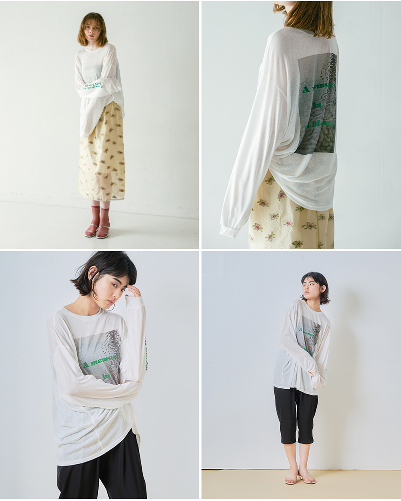whyto(ホワイト)2wayシアープリントロングスリーブTシャツ“2waysheerprintlongtee”wht26hcs4013
