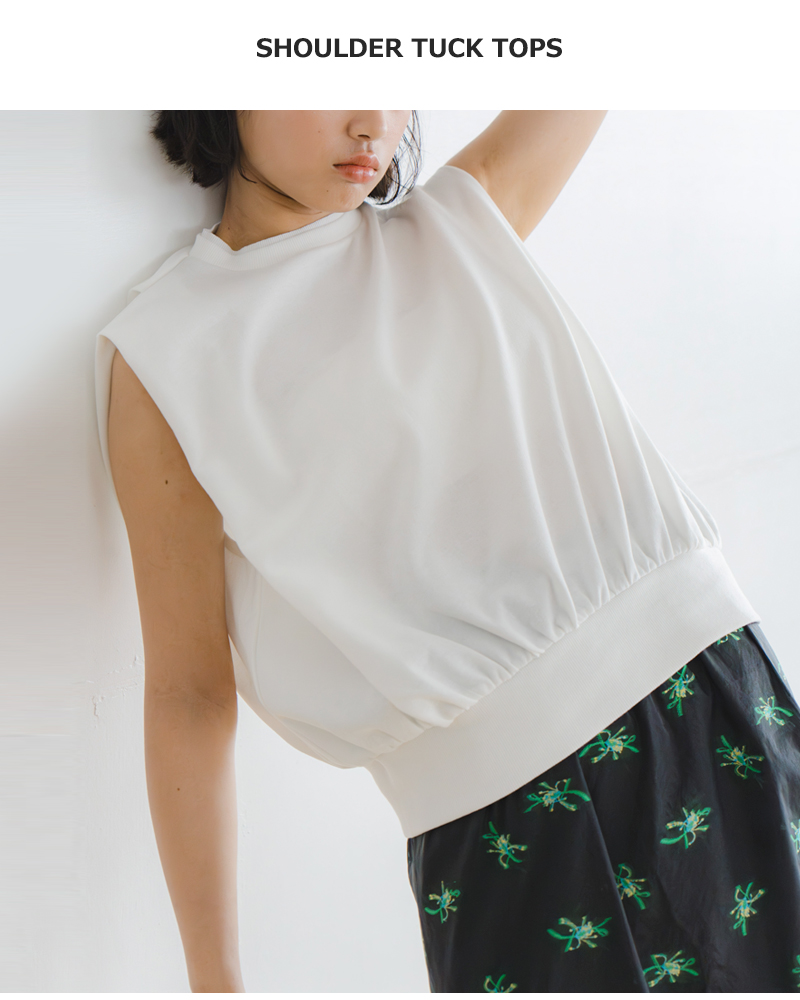 whyto(�z���C�g)�V�����_�[�f�U�C���^�b�N�g�b�v�X�gshouldertucktops�hwht26hcs4091