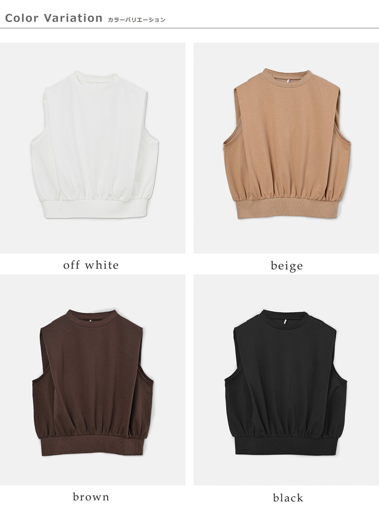 whyto(�z���C�g)�V�����_�[�f�U�C���^�b�N�g�b�v�X�gshouldertucktops�hwht26hcs4091