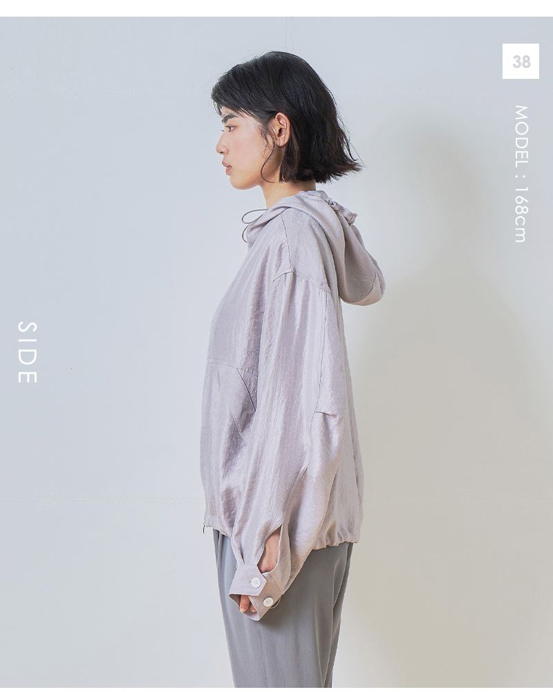 whyto(�z���C�g)�V���C�j�[�t�[�f�B�[�u���]���gshinyhoodieblouson�hwht26hjk4055