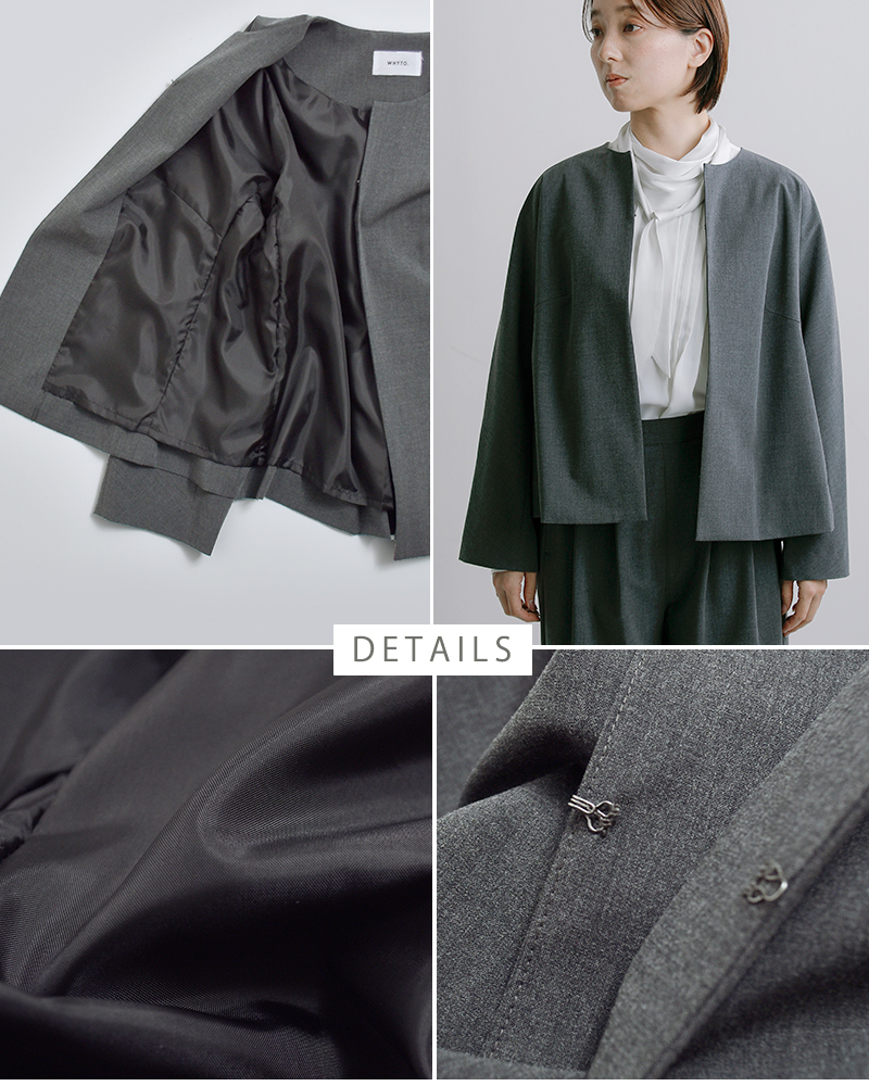 whyto(�z���C�g)�T�}�[�E�[�����C�N�m�[�J���[�W���P�b�g�gnocollarjacket�hwht26hjk4056