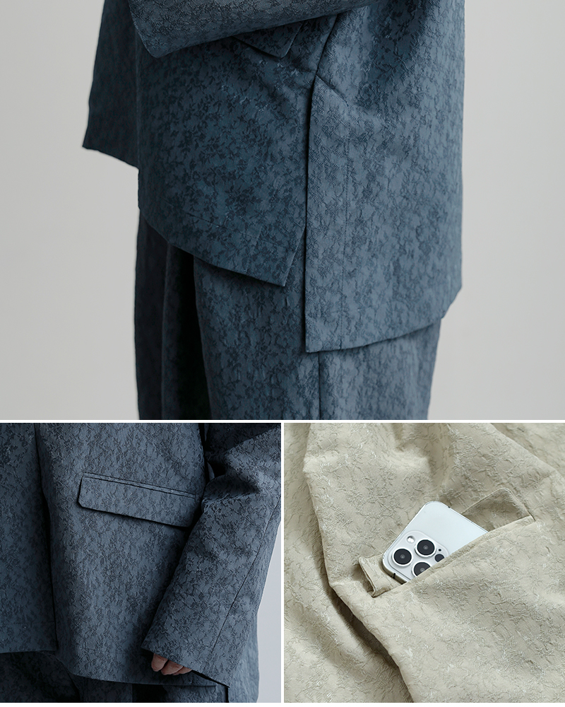 whyto(�z���C�g)�W���K�[�h�X���b�g�I�[�o�[�T�C�Y�W���P�b�g�gjacquardslitoverjacket�hwht26hjk4059