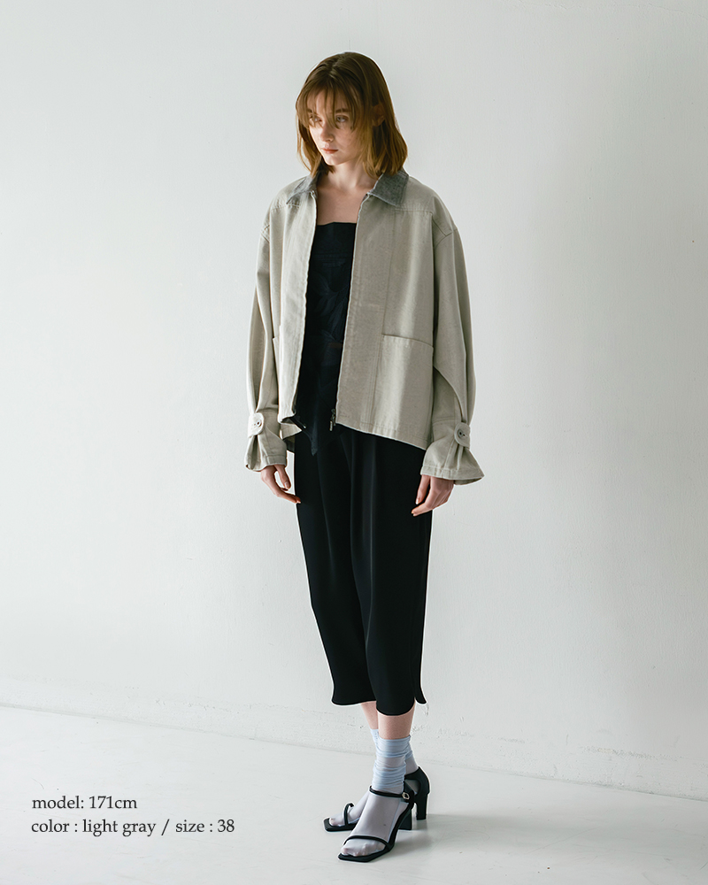 whyto(�z���C�g)�R�b�g���f�j���_�u���W�b�v�W���P�b�g�gdenimzipjacket�hwht26hjk4060