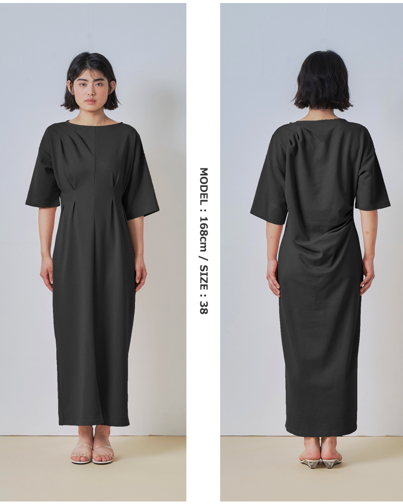 whyto(ホワイト)アシンメトリータックドレス“asymmetrytuckdress”wht26hop4078