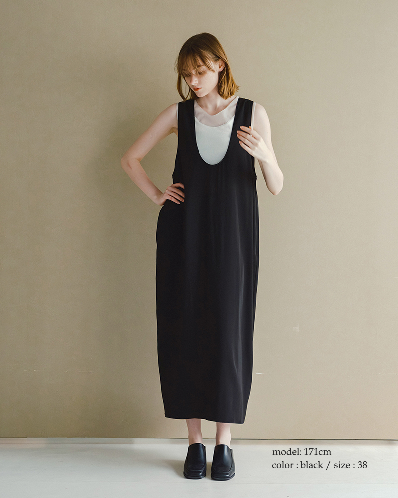 whyto(�z���C�g)U�l�b�N�R�N�[���h���X�guneckcocoondress�hwht26hop4079