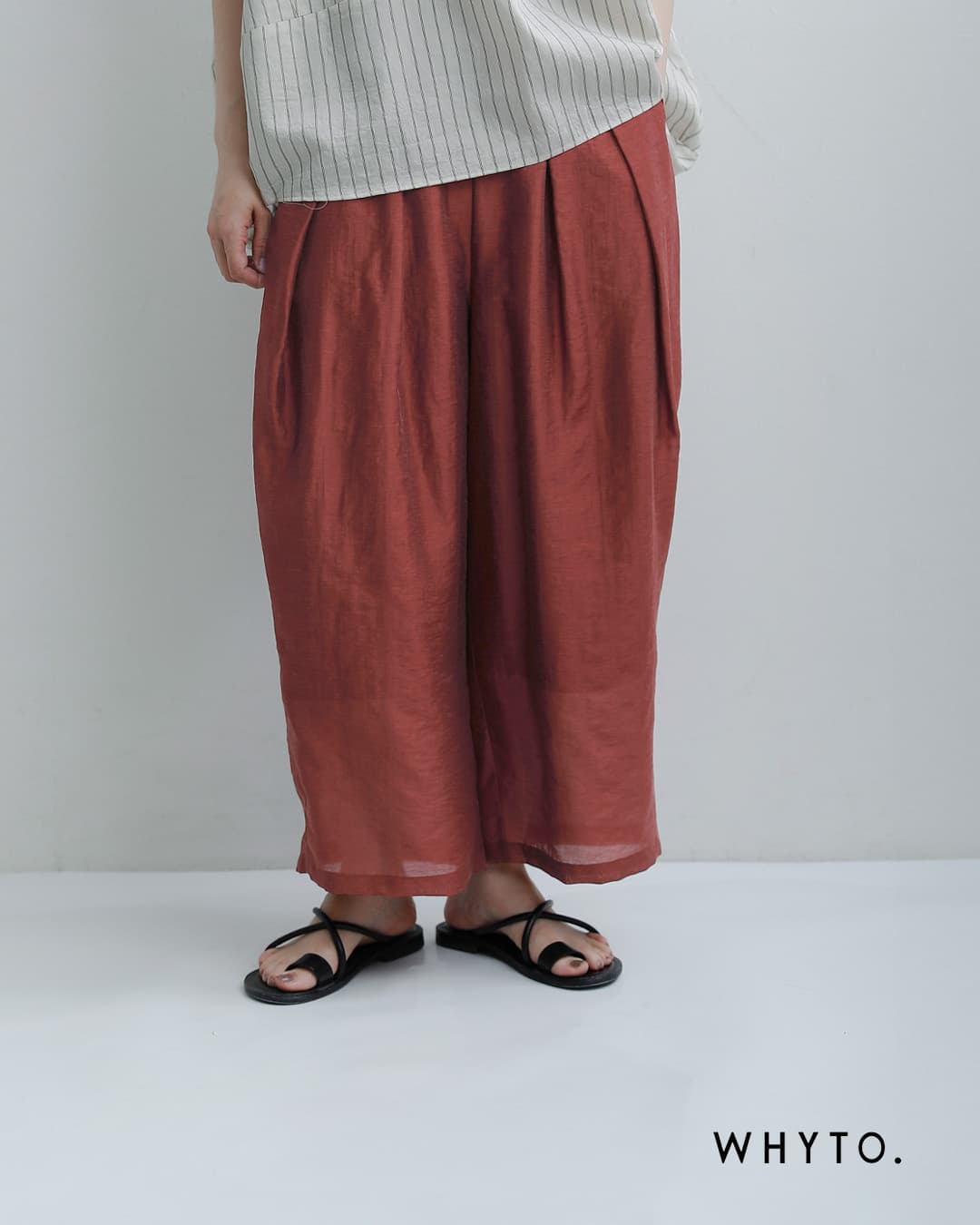 whyto�V�A�[ �{�����[�� �g���E�U�[�p���c �gsheer volume trouser�h wht26hpt4062