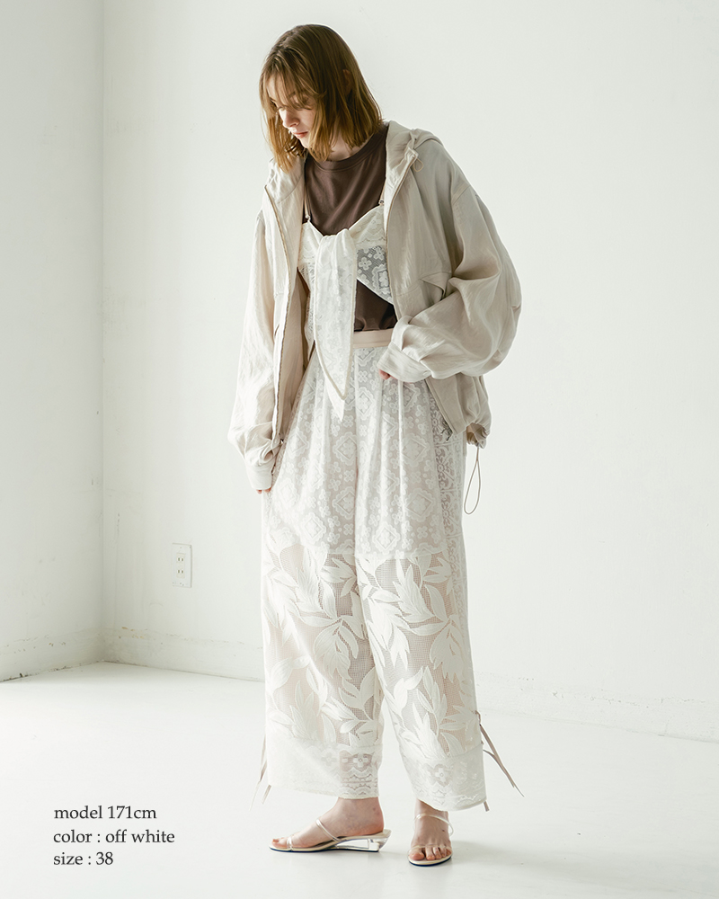 whyto(ホワイト)レースコンビネーションパンツ“lacecombinationpants”wht26hpt4063