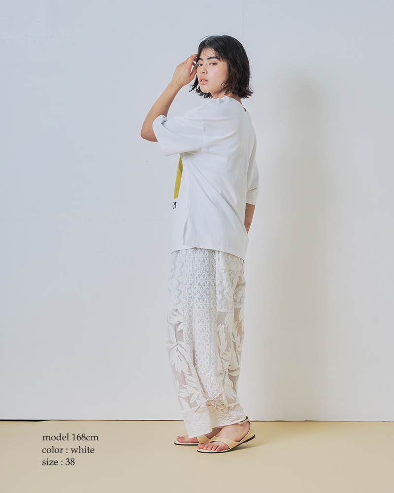 whyto(ホワイト)レースコンビネーションパンツ“lacecombinationpants”wht26hpt4063