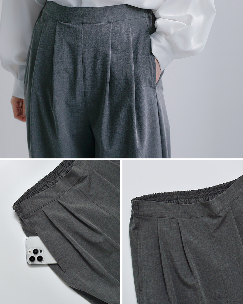 whyto(�z���C�g)�T�}�[�E�[�����C�N�^�b�N���C�h�g���E�U�[�p���c�gtuckwidetrouser�hwht26hpt4071