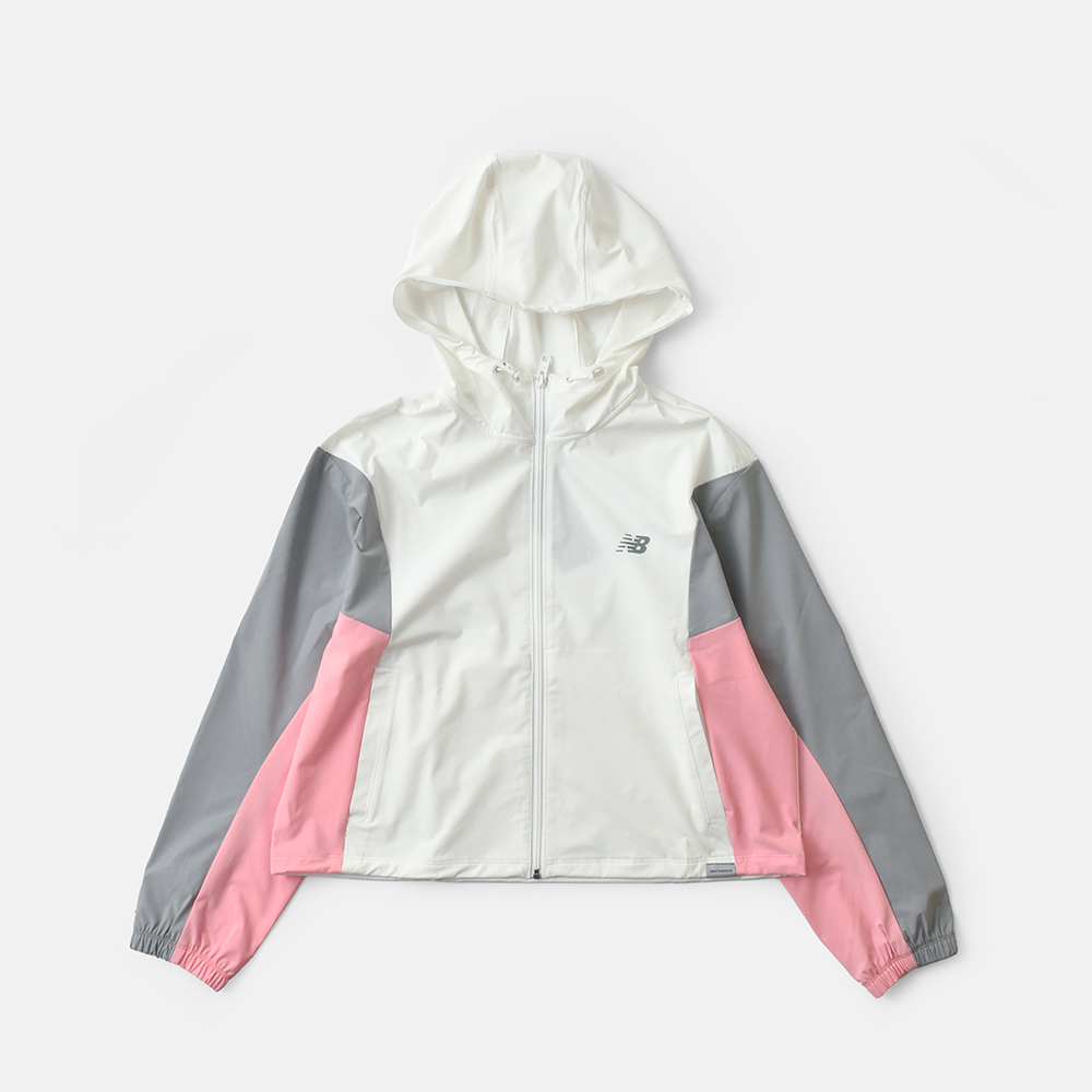 new balance(ニューバランス)ウーブンフーデッドジャケットwj61m2mg