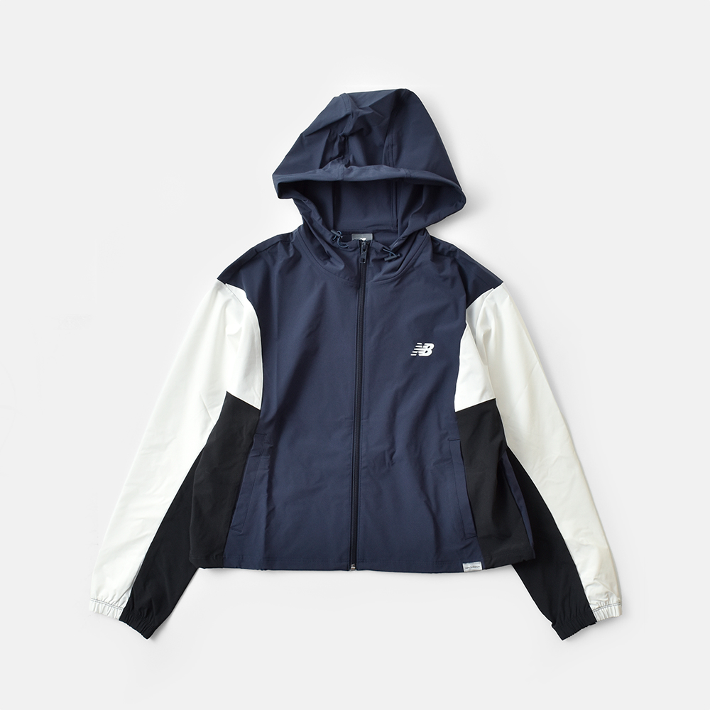 new balance(ニューバランス)ウーブンフーデッドジャケットwj61m2mg