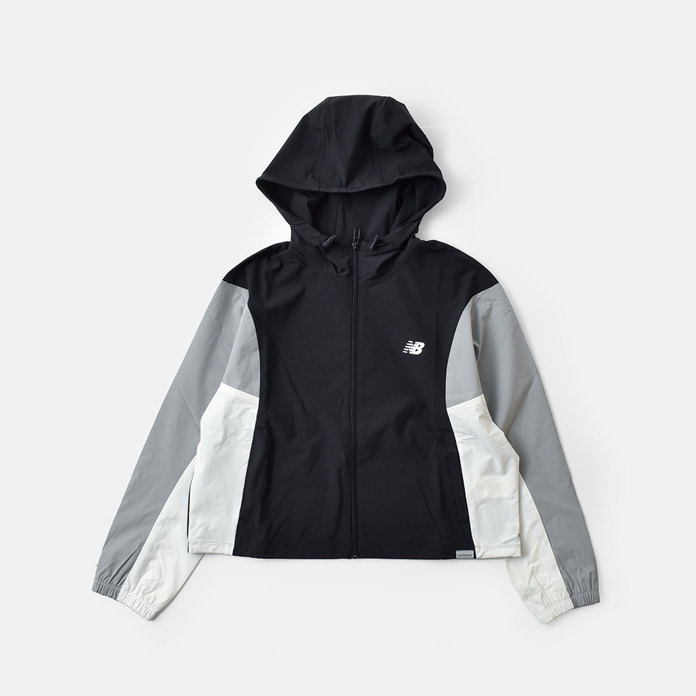 new balance(ニューバランス)ウーブンフーデッドジャケットwj61m2mg