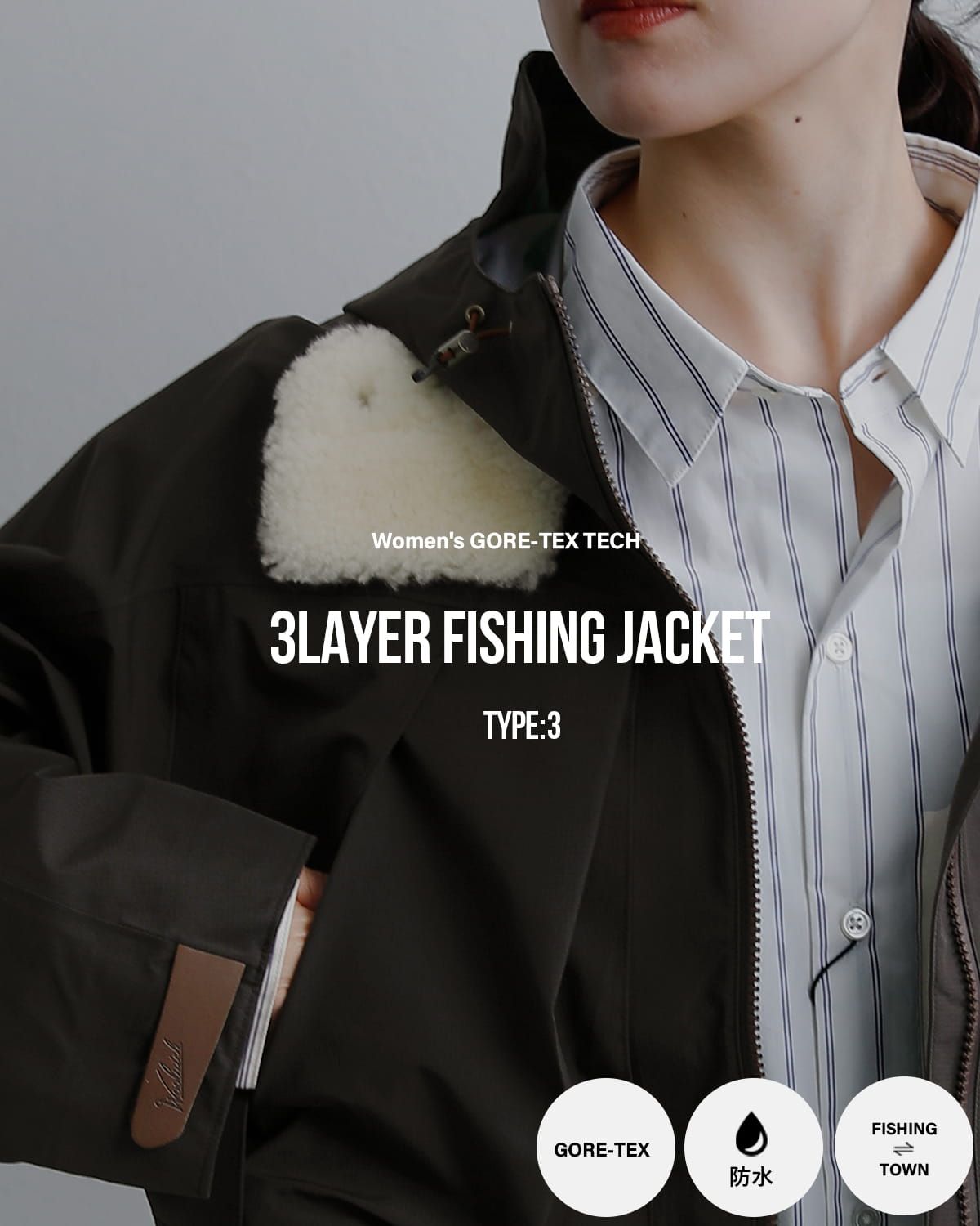 WOOLRICHゴアテックス 3レイヤー TYPE3 フィッシング ジャケット GORE-TEX 3LAYER FISHING JACKET TYPE3 wjou2031