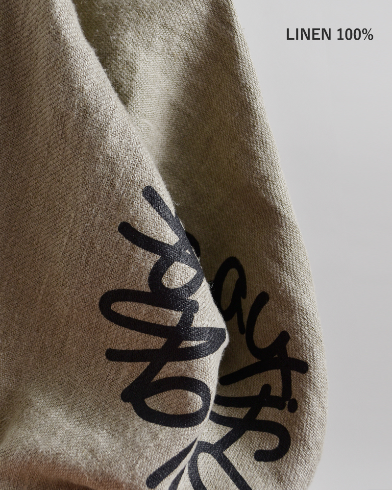 my beautiful landlet(マイ ビューティフル ランドレット)セミウェットリネンショルダーバッグwm02-ac2610205