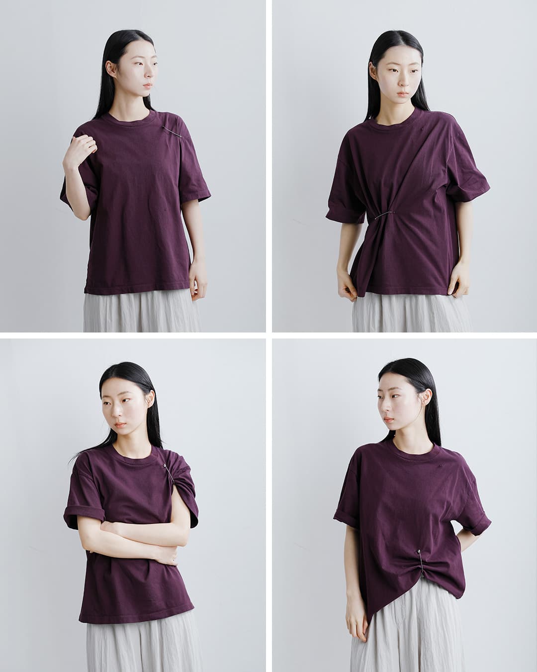 unfilコットン リラックスフィット Tシャツ “cotton open-end yarn garment dyeing relaxed-fit Tee” wxsp-uw135