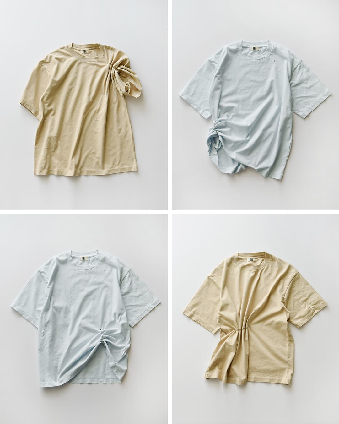 unfilコットン リラックスフィット Tシャツ “cotton open-end yarn garment dyeing relaxed-fit Tee” wxsp-uw135