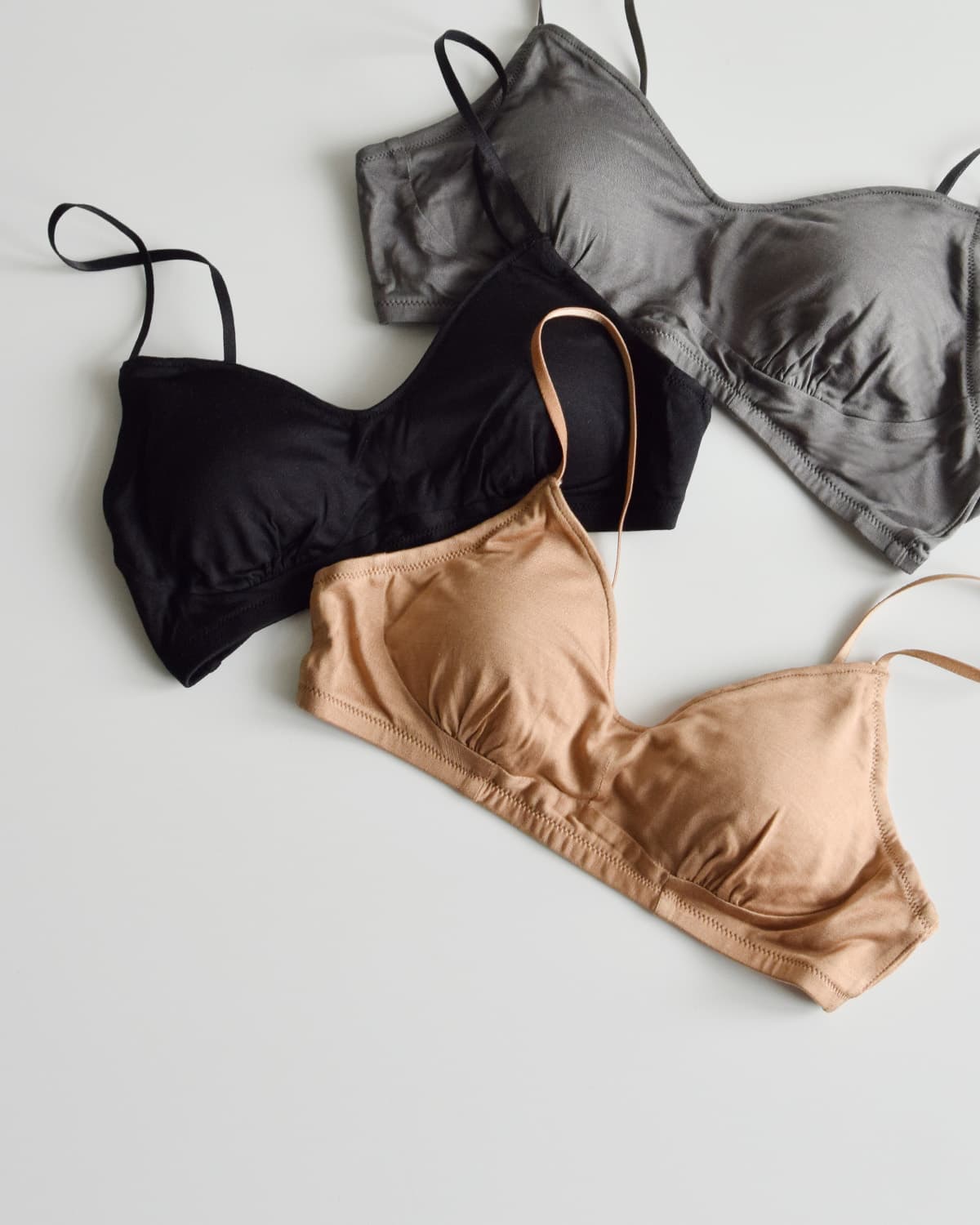 COCOONA SKINWEARシルク ノンワイヤー ホールド ブラジャー ya20-0177