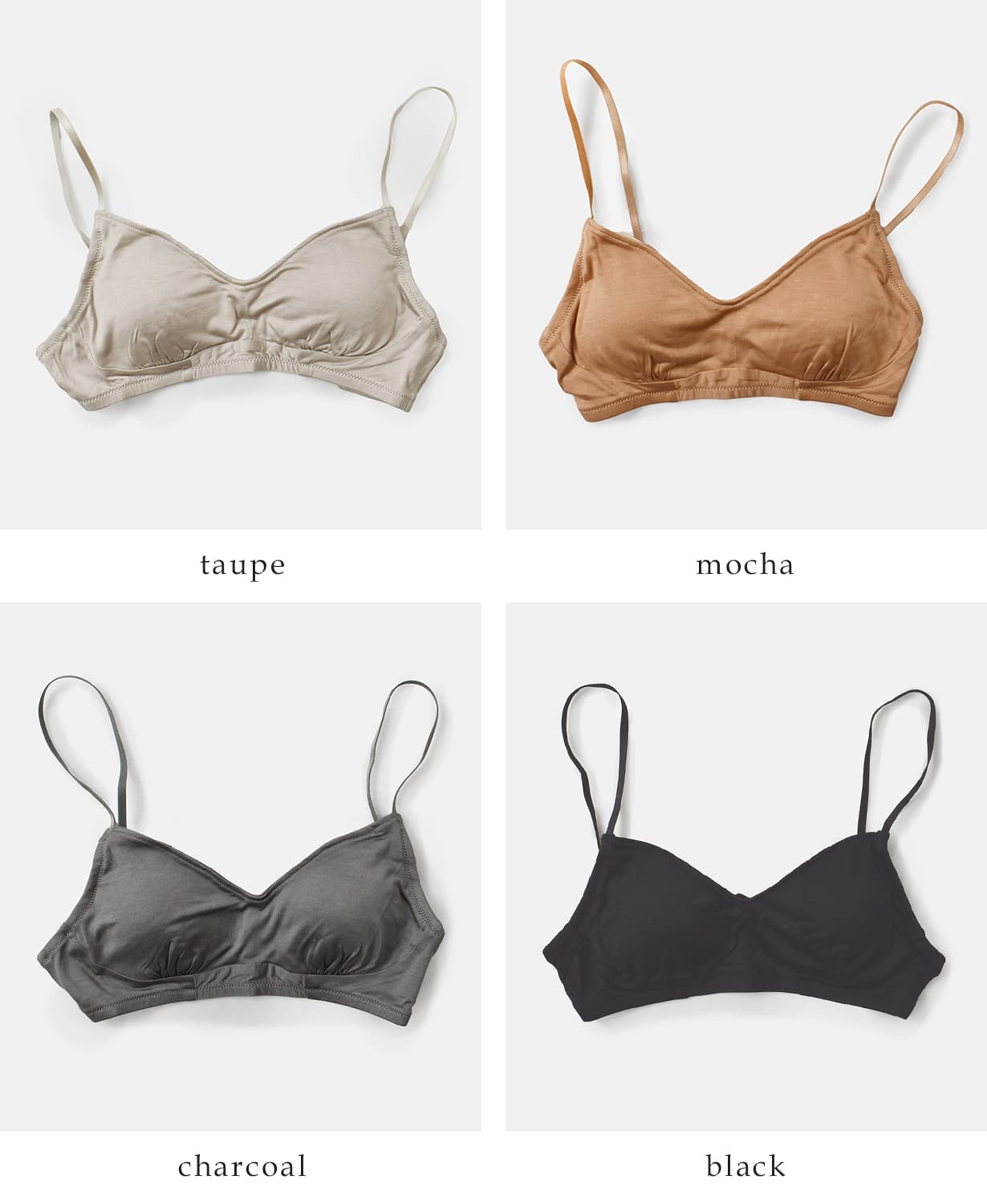 COCOONA SKINWEARシルク ノンワイヤー ホールド ブラジャー ya20-0177