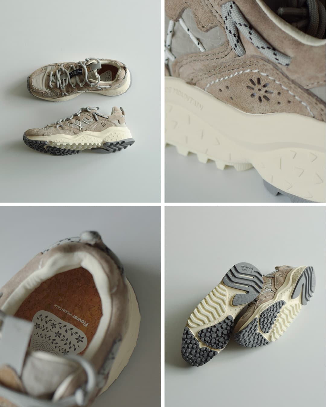 Flower MOUNTAINヤマブシ リップストップナイロン オーバーレイレザー スニーカー “YAMABUSHI” yamabushi