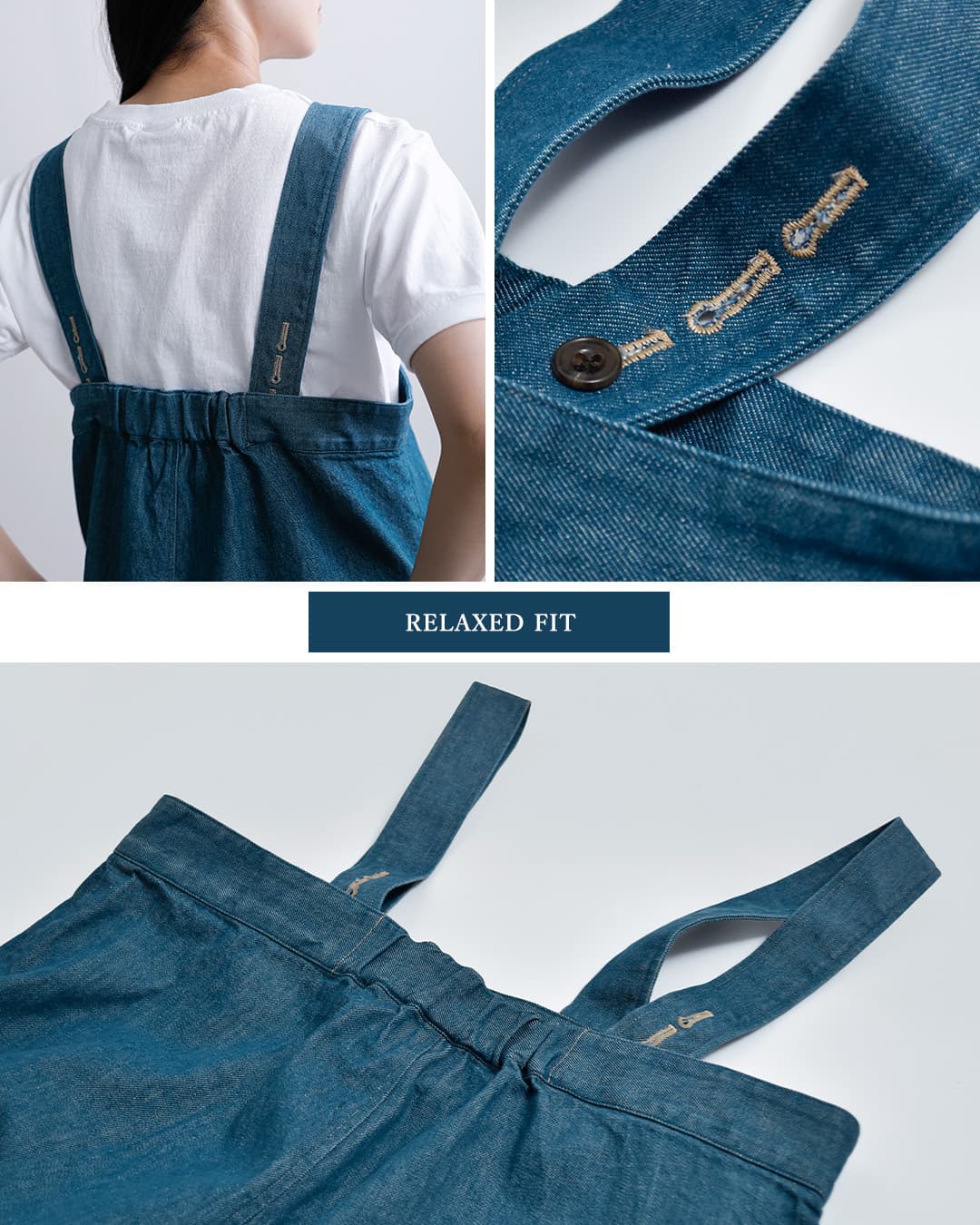 Yarmoデニム ハイライズ ブレース トラウザー パンツ yar-26ss-p32