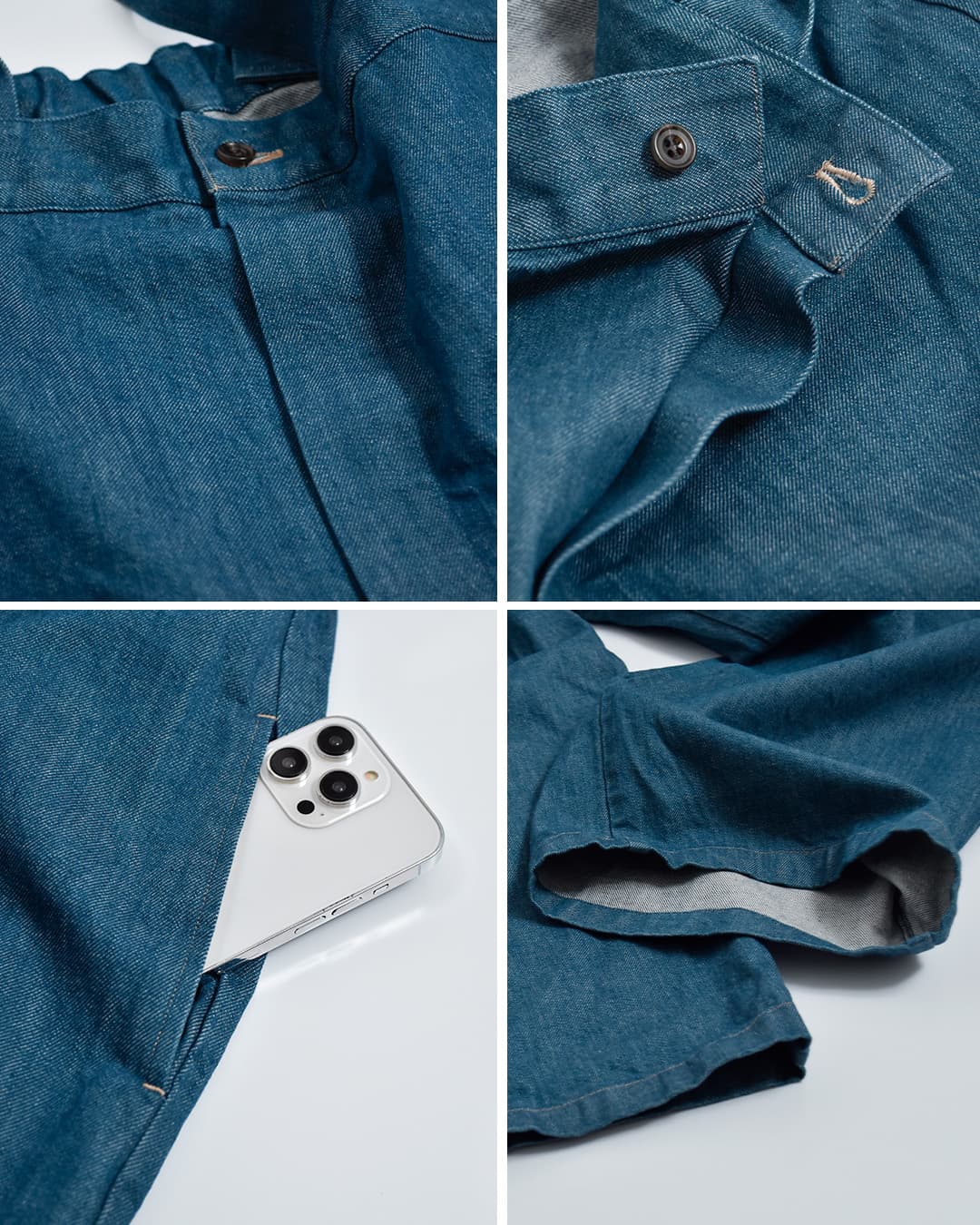 Yarmoデニム ハイライズ ブレース トラウザー パンツ yar-26ss-p32