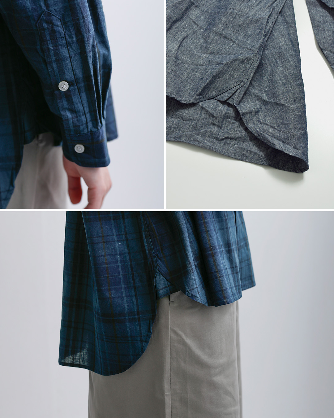 Yarmoコットン フリル シャツ yar-26ss-s28