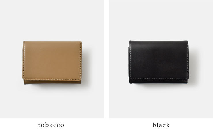 YAHKI(ヤーキ)スムースレザーコンパクト三つ折りウォレットyh-207