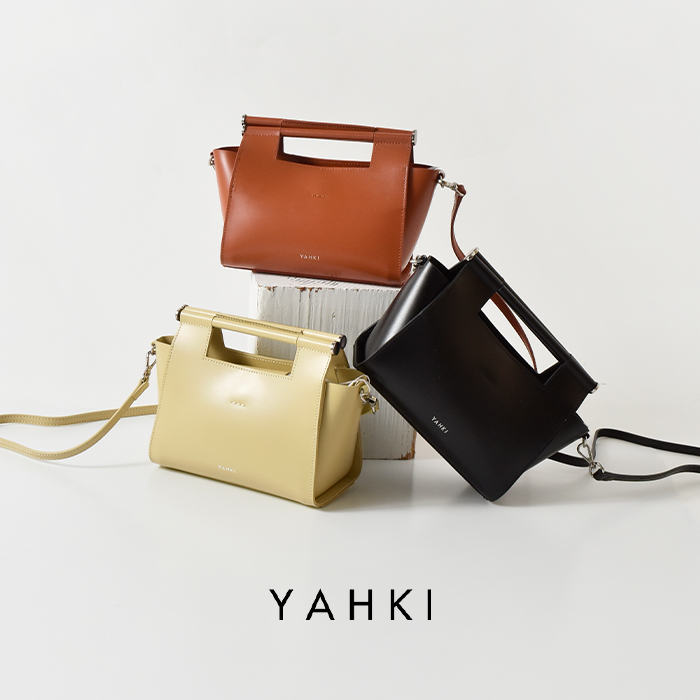 バッグ Yohey SUPERIOR CLOSET》ダブルフェイスレザー クロスボディーバッグ《YAHKI
