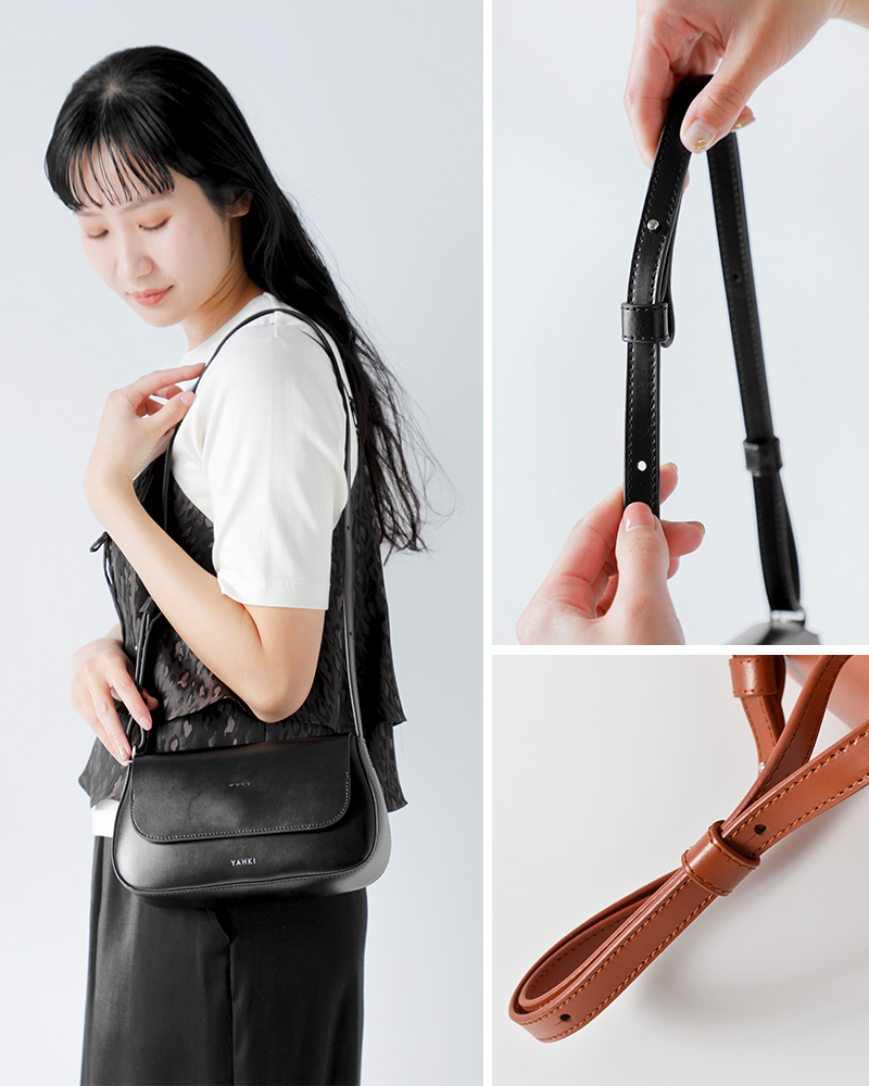 YAHKI(ヤーキ)ダブルフェイスレザークロスボディバッグyh-768