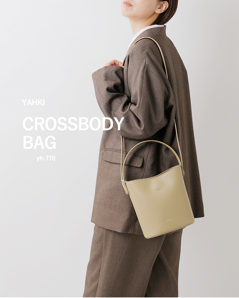 YAHKI(ヤーキ)フェイクレザークロスボディバッグyh-770