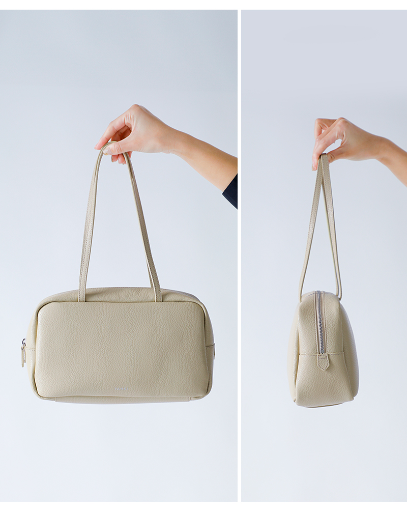 YAHKI(ヤーキ)シュリンクダブルフェイスレザーハンドバッグyh-772