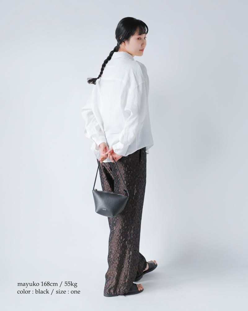 YAHKI(ヤーキ)シュリンクダブルフェイスレザーショルダーバッグyh-774