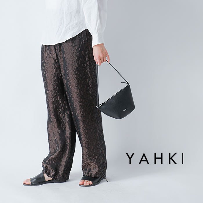 YAHKI(ヤーキ)シュリンクダブルフェイスレザーショルダーバッグyh-774