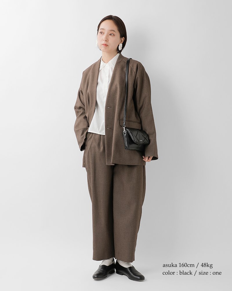 YAHKI(ヤーキ)フェイクレザーフラップショルダーバッグyh-783