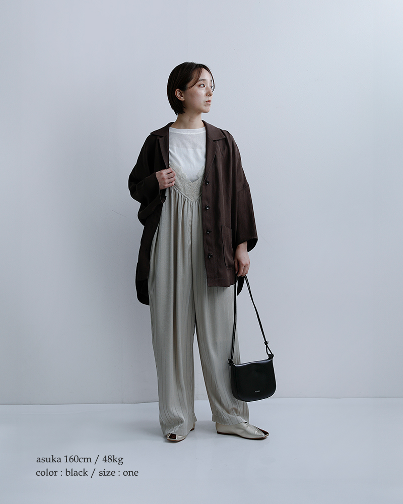 YAHKI(ヤーキ)ソフトダブルフェイスレザーショルダーバッグyh-786