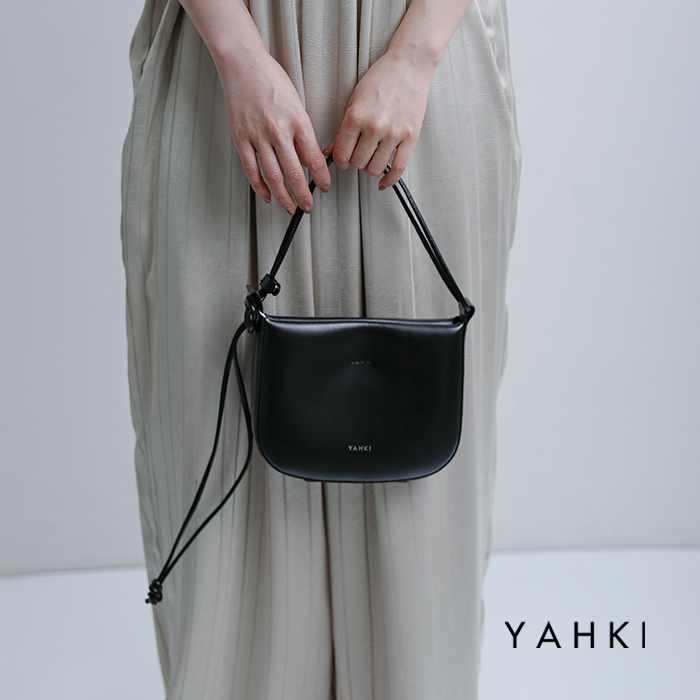 YAHKI(ヤーキ)ソフトダブルフェイスレザーショルダーバッグyh-786