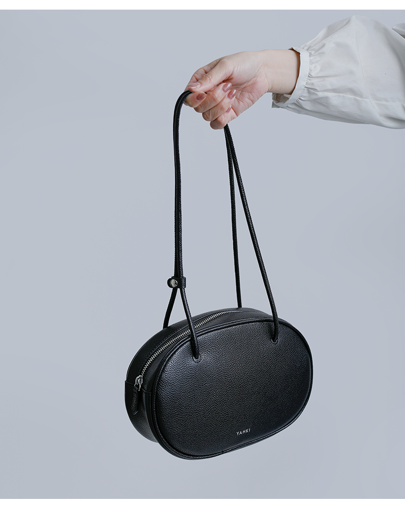 YAHKI(ヤーキ)シュリンクダブルフェイスレザーショルダーバッグyh-791