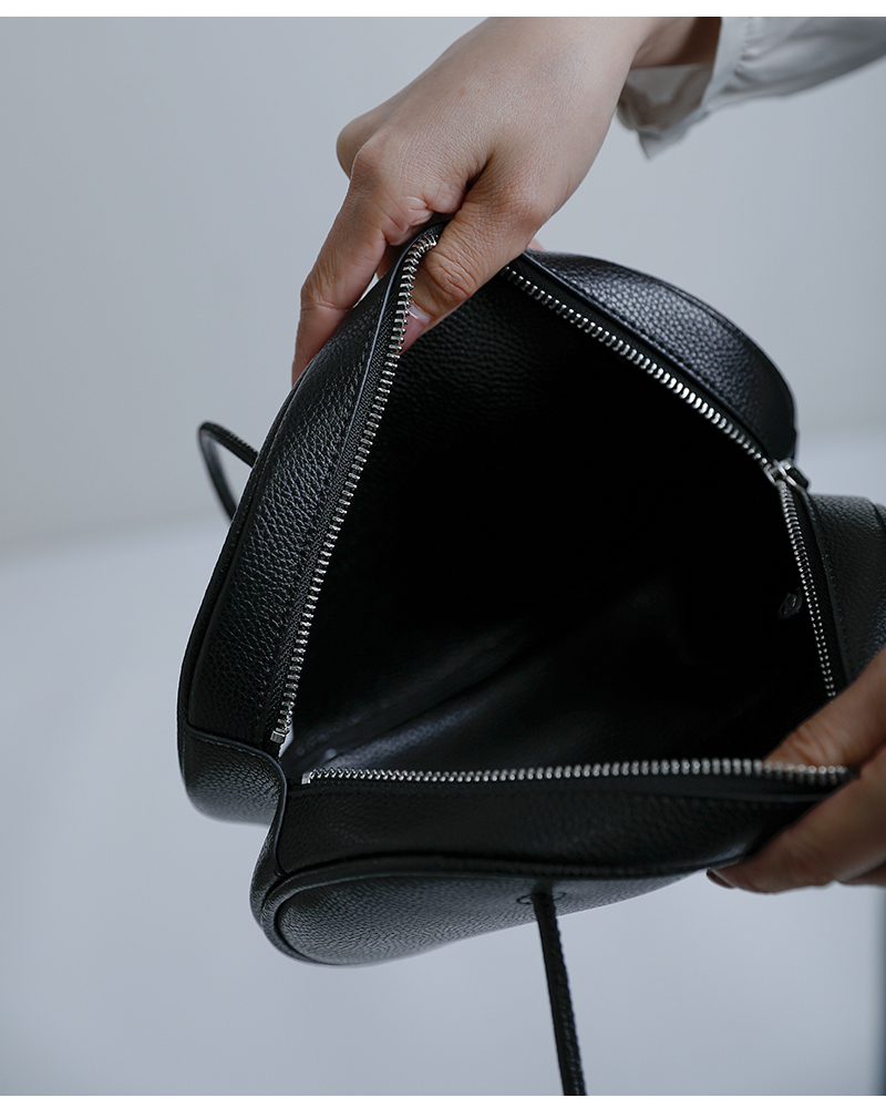 YAHKI(ヤーキ)シュリンクダブルフェイスレザーショルダーバッグyh-791