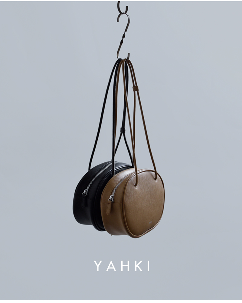YAHKI(ヤーキ)シュリンクダブルフェイスレザーショルダーバッグyh-791