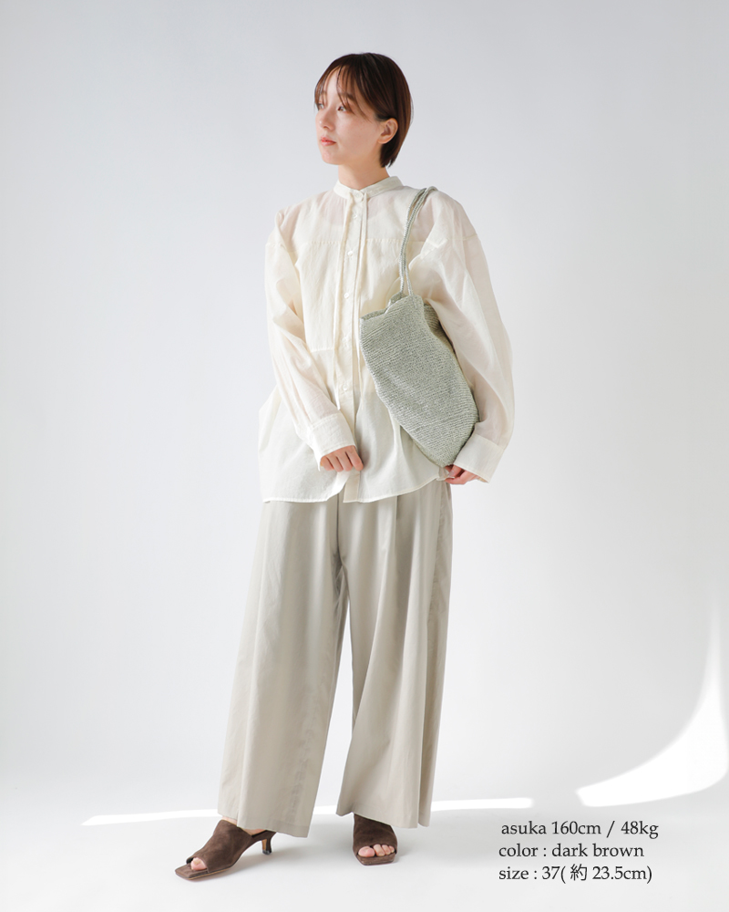 REMMEシープスエード ローヒール サンダル zh-26s025-an