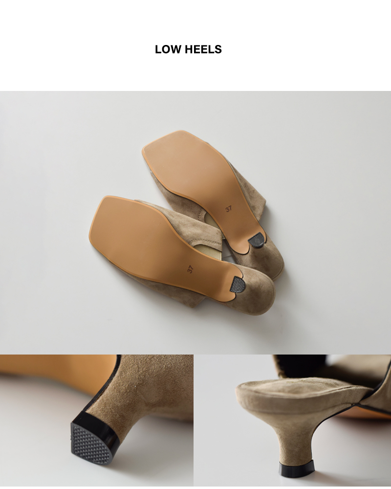 REMMEシープスエード ローヒール サンダル zh-26s025-an
