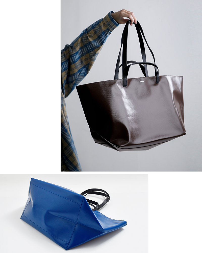 CAHU(カウ)プラティーク2wayトートバッグM“PratiqueZipM”pratique-zip-same1