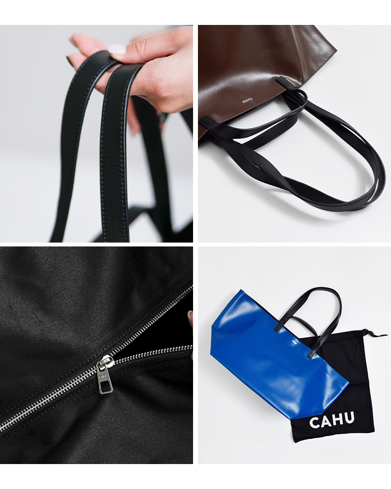 CAHU(カウ)プラティーク2wayトートバッグM“PratiqueZipM”pratique-zip-same1