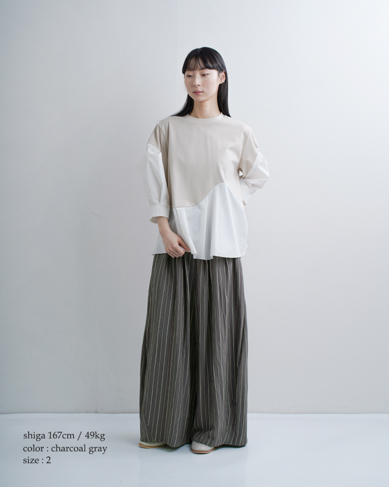 MARECHAL TERRE(マルシャルテル)ウエスタンタックコクーンパンツzmt261pt013