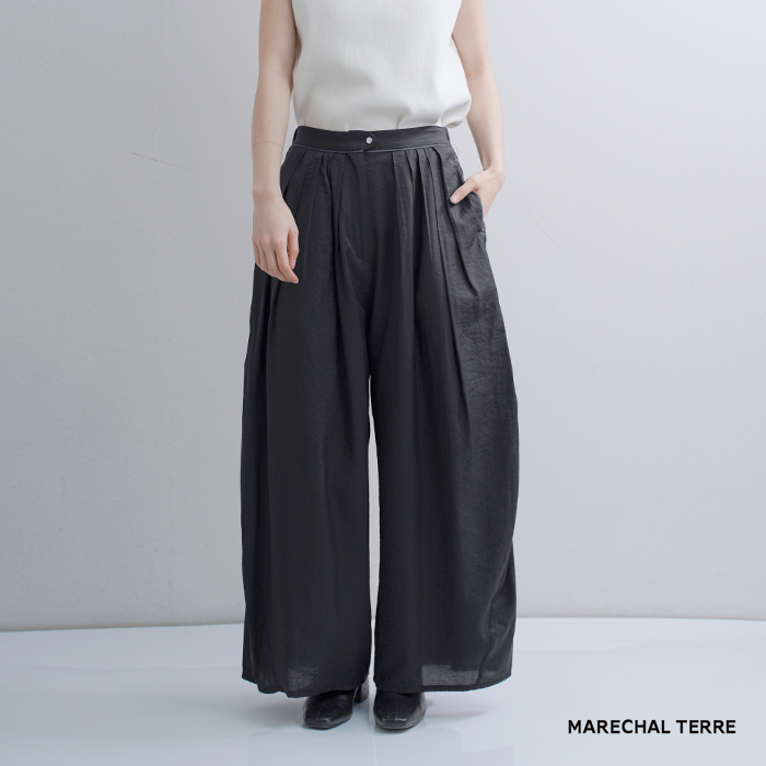 MARECHAL TERRE(マルシャルテル)ウエスタンタックコクーンパンツzmt261pt013
